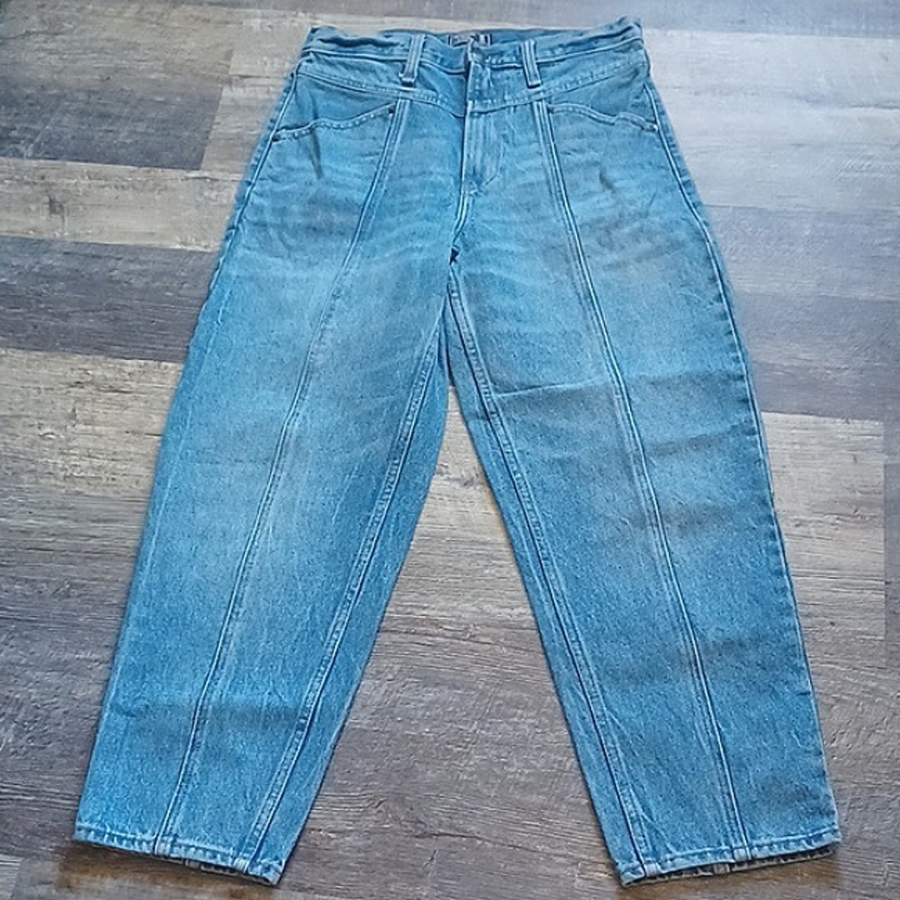 Abercrombie seam detail ankle jeans